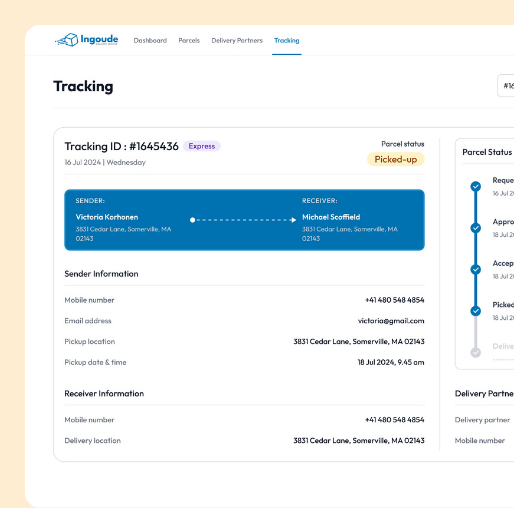 Parcel Delivery Management Platform