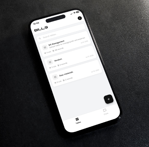 BILL9 - Turn Bills Into Searchable Business Data