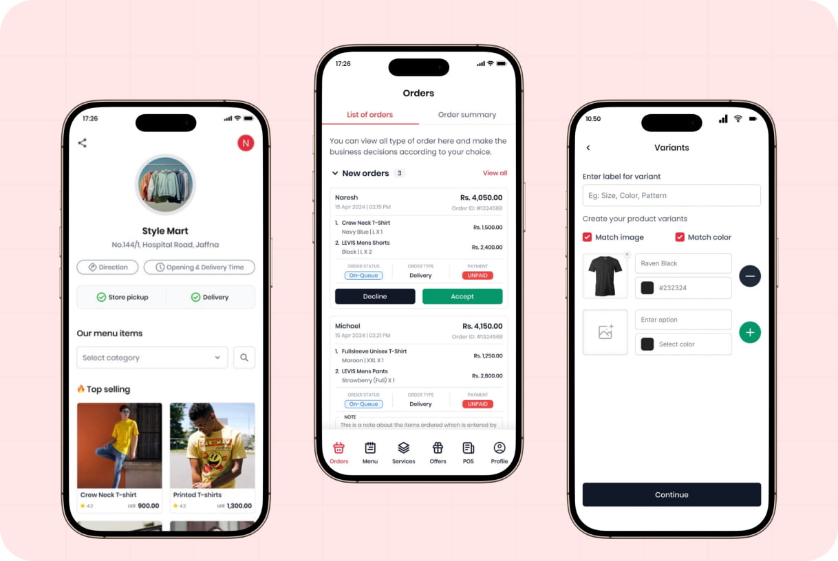 FEASTO - Web Store Builder for Small Businesses